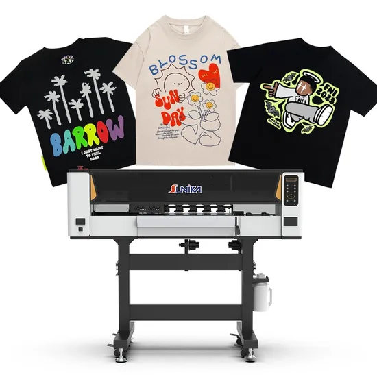 Imprimante à jet d'encre DTF à secousses de 60 cm, machine d'impression à capuche avec tête d'impression I3200, fabricant Sunika, ODM fonctionnel, personnalisation