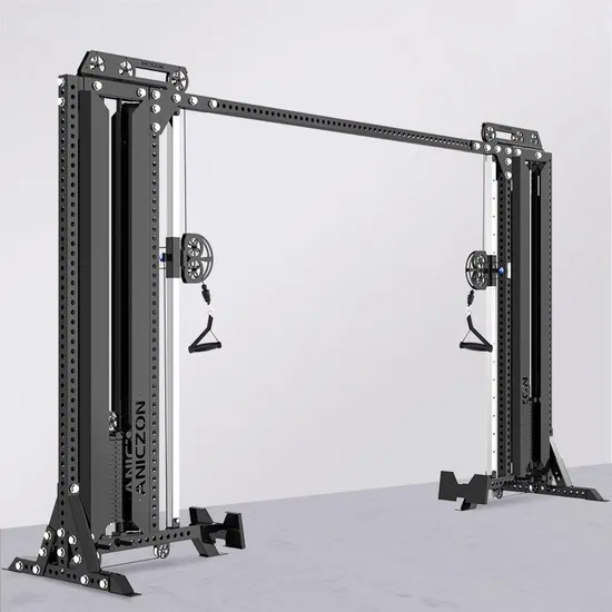Entraîneur fonctionnel de fitness commercial Équipement de gymnastique Câble croisé Power Squat Rack Machine multifonctionnelle Smith