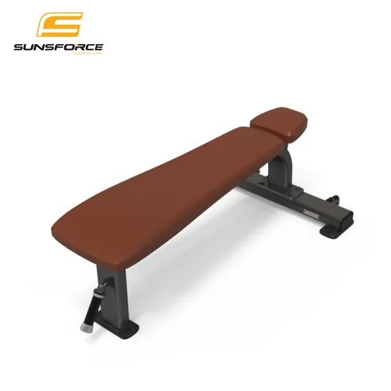 Banc d'entraînement Sunsforce, banc plat d'haltérophilie, très populaire