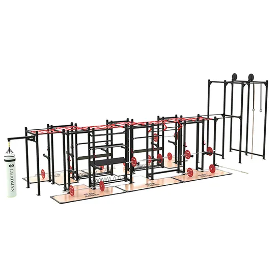 Station de squats multi-fonctions pour entraînement commercial, équipement de traction autoportant, cage de musculation, support de fitness