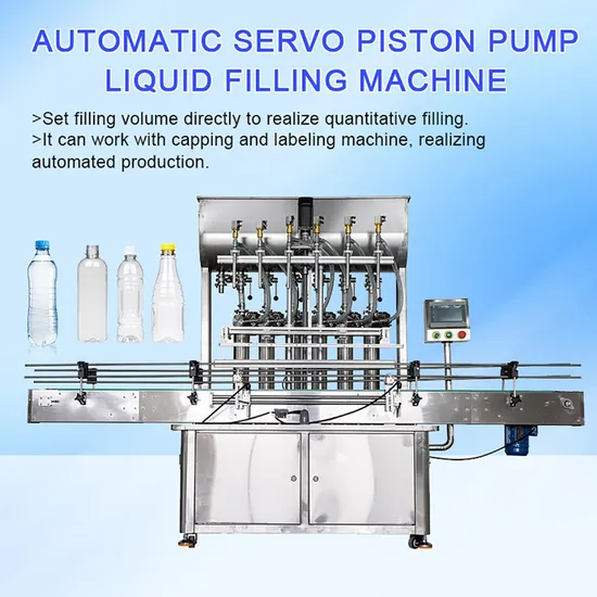 Machine de remplissage de jus linéaire haute précision pour boissons fonctionnelles, sauces et liquides
