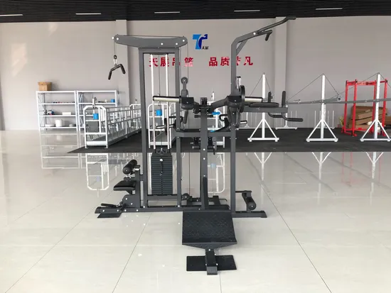 Machine de musculation fonctionnelle à 4 postes multiples avec poids sélectionnés