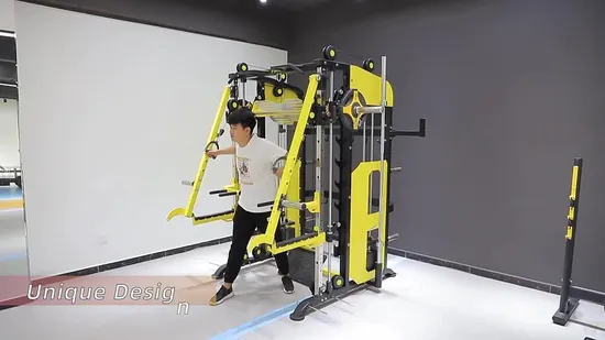Système d'entraînement fonctionnel Squat Rack Gym Machine multifonctionnelle