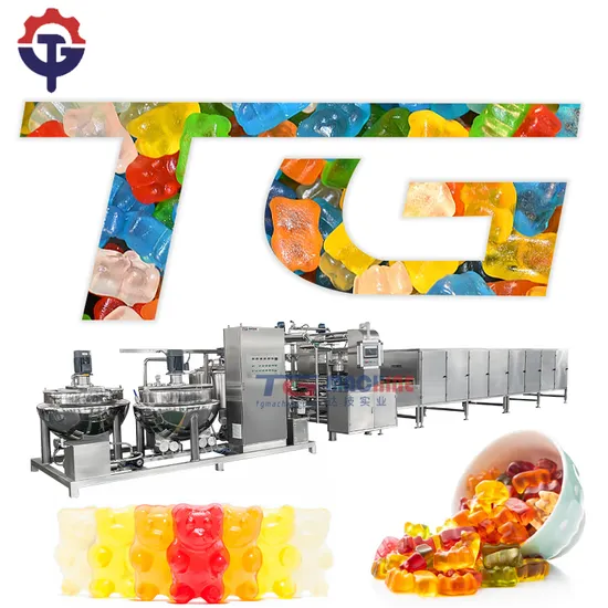 Machine automatique avancée de fabrication de bonbons vitaminés, d'oursons en gélatine et de bonbons fonctionnels